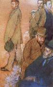 Edgar Degas Six Friends of t he Artist Spain oil painting artist
